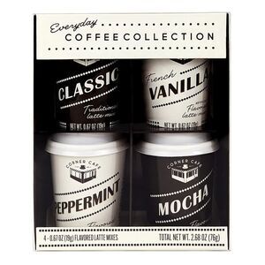 Corner Cafe Everyday Coffee Collection 4 Flavored Coffee Latte Mixes Gift Set